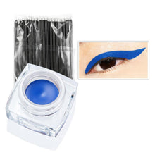 12 ColorsMakeup Long-lasting Multi-color Eyeliner Cream Combination Eyeliner+50pc Eyeliner Brush Cosmetic Tools J4U66