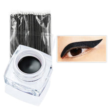 12 ColorsMakeup Long-lasting Multi-color Eyeliner Cream Combination Eyeliner+50pc Eyeliner Brush Cosmetic Tools J4U66