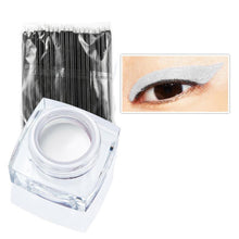 12 ColorsMakeup Long-lasting Multi-color Eyeliner Cream Combination Eyeliner+50pc Eyeliner Brush Cosmetic Tools J4U66