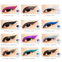 12 Colors Eye Liner Waterproof Eyeliner Pearlescent Matte Makeup Cosmetics Maquiagem Beauty Cosmetic Tool For Girl J4U66