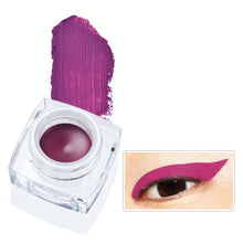 2pc Eye Liner Brushes Waterproof Eyeliner Pearlescent Matte Eye Liner Make Up Brush Set Kit  J4U66