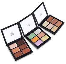 6-Color Concealer +12 Leopard Grain Makeup Brush Make-Up Combination Of Logs Cosmetic Tools maquiagem- J4U66