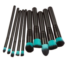 6-Color Concealer Primer +10 Black Handle With a Blue Head Makeup Brush Cosmetic Tools maquiagem- J4U66