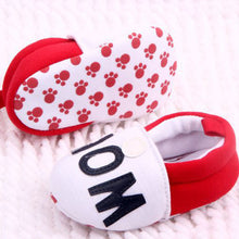 I Love MOM DAD Lovely Baby Girls Boy Shoes Round Toe Flats Soft Slippers Toddler Shoes New J4U66