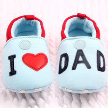 I Love MOM DAD Lovely Baby Girls Boy Shoes Round Toe Flats Soft Slippers Toddler Shoes New J4U66