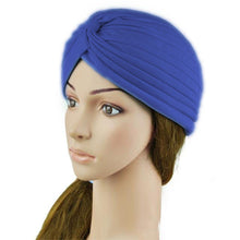 Indian Cap Pleated Headwrap Turban Stretchy Band Hats for Cloche Chemo Hijab BeaniesJFY66