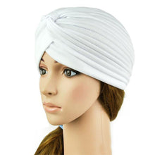 Indian Cap Pleated Headwrap Turban Stretchy Band Hats for Cloche Chemo Hijab BeaniesJFY66