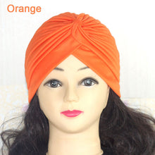 indian cap pleated headwrap turban stretchy band hats for women cloche chemo hijab beanies J4U66