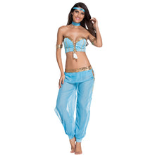 indian women belly dance costumes set crop top sheer pants lace up sequin tassel splits sexy cropped bollywood dance costumes J4U66