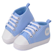 infant 0~1 months unisex baby boy girls soft sole crib cotton shoes casual lace prewalkers 11 12 13 J4U66