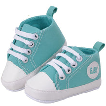 Infant 0-18Months Unisex Baby Boy Girls Soft Sole Crib Cotton Shoes Casual Lace Prewalkers 11 12 13 P6Y J4U66