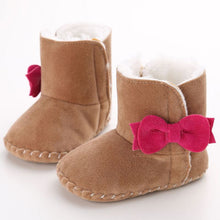 Infant Baby Boys Warm Boots Shoes Newborn Kids Crib Snow Soft Bottom Anti-slip Booties 0-18 Months Shoes J4U66