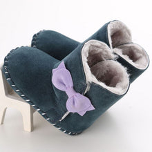 Infant Baby Boys Warm Boots Shoes Newborn Kids Crib Snow Soft Bottom Anti-slip Booties 0-18 Months Shoes J4U66