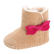 Infant Baby Boys Warm Boots Shoes Newborn Kids Crib Snow Soft Bottom Anti-slip Booties 0-18 Months Shoes J4U66