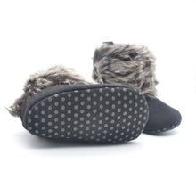 infant baby fleece snow boots kids wool fur shoes prewalker 0 1m J4U66