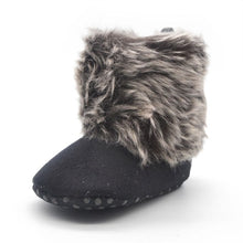 infant baby fleece snow boots kids wool fur shoes prewalker 0 1m J4U66