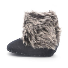 infant baby fleece snow boots kids wool fur shoes prewalker 0 1m J4U66