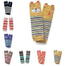 infant cute baby girls boys warm leg warmers legging striped socks cartoon J4U66