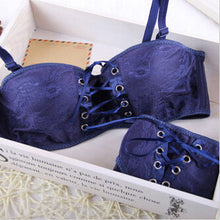 Intimates Japanese super Sexy bra push up white and black Princess straps belt lace women bra sets  J4U66