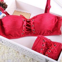 Intimates Japanese super Sexy bra push up white and black Princess straps belt lace women bra sets  J4U66