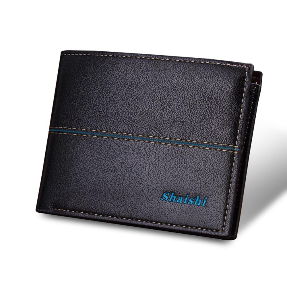 Mens Women Leather Credit Card Holder/Case Card Holder Wallet Business Card Package PU Leather Bag Purse Wallet J4U66