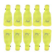 10pc Nail Art Polish Lacquer Easy Remover Soak Off Cap Clip Magic UV Gel Nail Polish Remover Wrap Tools  J4U66