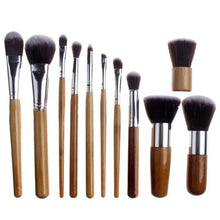 1 Wooden Handle Professional Makeup Cosmetic Eyeshadow Foundation Concealer Brush Tool Set Brushes Gift J4U66