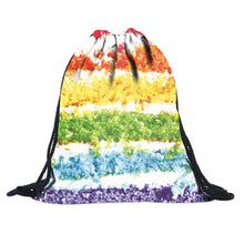 16 Color Unisex Smiley Emoji Face Backpacks 3D Printing Bags Drawstring Backpack For Teenagers Shoulder Bag J4U66