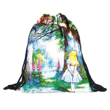 16 Color Unisex Smiley Emoji Face Backpacks 3D Printing Bags Drawstring Backpack For Teenagers Shoulder Bag J4U66