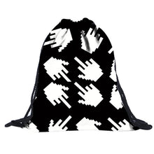 16 Color Unisex Smiley Emoji Face Backpacks 3D Printing Bags Drawstring Backpack For Teenagers Shoulder Bag J4U66