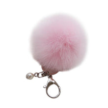 18 Fluffy Ball Keychain Cute Simulation Rabbit Fur Ball Key Chain For Car Key Ring Car Ornaments Bag Pendant key ring J4U66