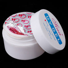 2 in1 White Pink Color UV Gel Nail UV Builder Gel Nail Art Manicure Tips Glue  J4U66