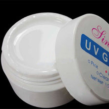 2 in1 White Pink Color UV Gel Nail UV Builder Gel Nail Art Manicure Tips Glue  J4U66