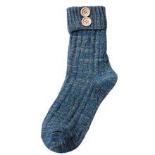 Socks Women Solid Color Knitted Cashmere Socks Fashion Socks  J4U66