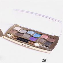 12 colors diamond bright colorful eye shadow super flash paleta de maquiagem Glitter eyeshadow with brush makeup J4U66