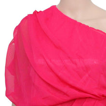 Women Sexy Oblique Strapless Pleated Chiffon Dress Ladies Casual Dress J4U66