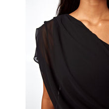 Women Sexy Oblique Strapless Pleated Chiffon Dress Ladies Casual Dress J4U66