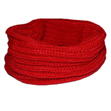 Warm Knitted Neck Circle Wool Blend Scarf Fast Shipping  J4U66