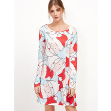 Ladies Women Long Sleeve Olaf Santa Hat Printing Party Swing Dress 17 Colors  J4U66