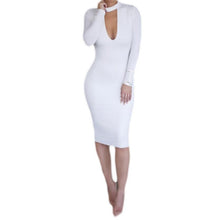 Women Outfits Sexy Slim Bodycon Dresses Long Sleeve Bandage Dresses Fast Shipping J4U66