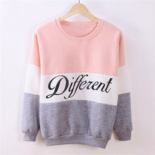 Womens Letters Printed Long Sleeve Sweatshirt Pullover Shirt Tops Blouse  J4U66