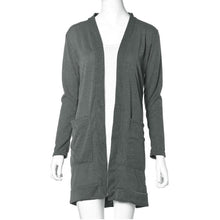 Korean Womens Lady Elegant Casual Knit Sleeve Sweater Coat Loose Long Cardigan Jacket Fast Shipping J4U66