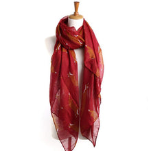 Lady Soft Scarves Womens Long Cute Fox Print Scarf Wraps Shawl  J4U66