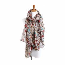 Women Ladies Owl Print Long Scarf Warm Wrap Shawl Fast Shipping J4U66