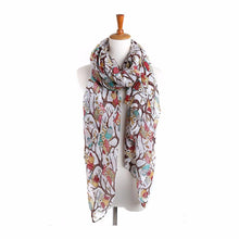 Women Ladies Owl Print Long Scarf Warm Wrap Shawl Fast Shipping J4U66