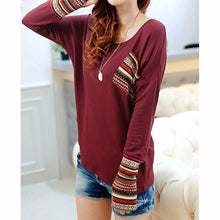 Women Loose Tops Long Sleeve Shirt Casual Blouse Plus Size Clothes Fast Shipping J4U66