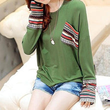 Women Loose Tops Long Sleeve Shirt Casual Blouse Plus Size Clothes Fast Shipping J4U66