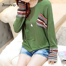 Women Loose Tops Long Sleeve Shirt Casual Blouse Plus Size Clothes Fast Shipping J4U66