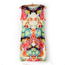 ing,design Dresses Women Floral Print Sleeveless Clubwear Party Sexy Mini Dress Bodycon Vestido J4U66