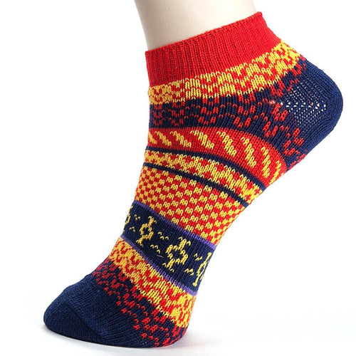 Casual Cotton Socks Design Multi-Color Fashion Dress Women's Socks J4U66